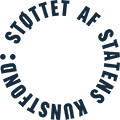 Stottet Af Statens Kkunstfond logo